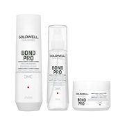 Goldwell Bond Pro Shampoo, Mask & Structure Spray Bundle For Weak, Damaged Hair (Worth £54)