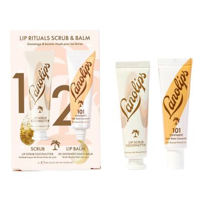 LANOLIPS Lip Rituals Scrub & Balm Coconutter - Lip Care 2x10g