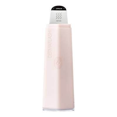 DERMAFLASH Ultrasonic Pore Extractor + Skincare Infuser Set Blush