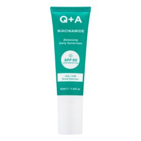 Q+A Niacinamide SPF50 Balancing Facial Sunscreen 50ml