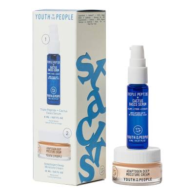 YOUTH TO THE PEOPLE Youth Stacks: Plump It Up For Dry Dehydrated Skin Duo