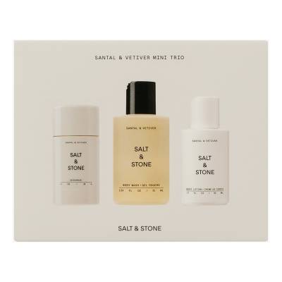 SALT AND STONE SANTAL & VETIVER MINI Trio