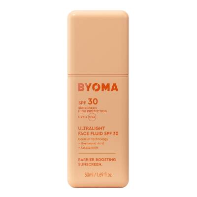 BYOMA Ultralight Face Fluid SPF30 Sunscreen 50ml