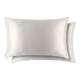 SLIP Pure Silk White Queen Pillowcases Duo