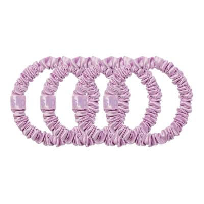 SLIP pure silk skinny scrunchies set of 4