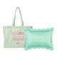 SLIP Pure Silk Queen Pillowcase with complimentary Beach bag Les Vacances