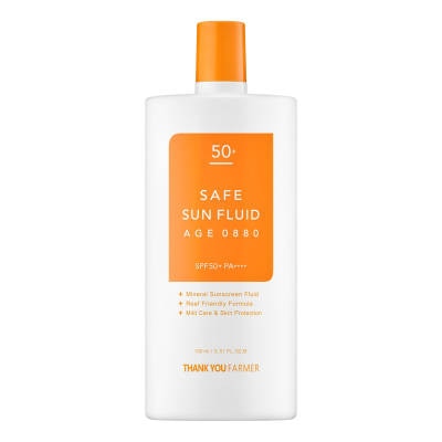 THANKYOU FARMER Safe Sun Face + Body Mineral SPF50+ PA++++  100ml