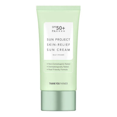 THANKYOU FARMER Sun Project Skin Relief Sun Cream SPF50+ PA++++  50ml