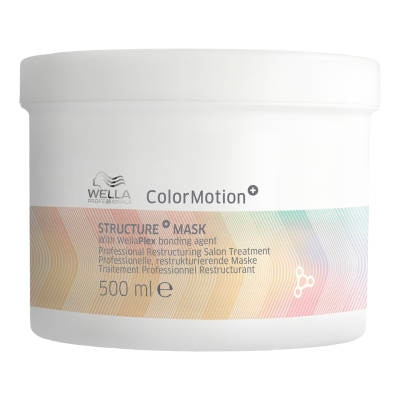 WELLA PROFESSIONALS Color Motion+ Structure+ Mask with Wellaplex Bonding Agent for Colour Protection 500ml