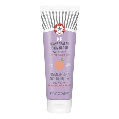 FIRST AID BEAUTY KP Bump Eraser Body Scrub 10% AHA Fresh Peach 226g