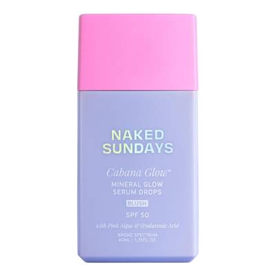 NAKED SUNDAYS CabanaGlow Mineral Blush Drops SPF50 40ml