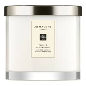 Peony Blush Suede Deluxe Candle