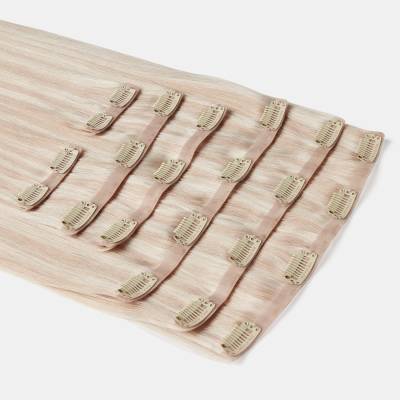 BEAUTYWORKS x Huda BARELY THERE® Clip-ins 18'' Champagne Blonde