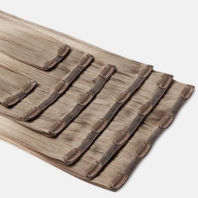 BEAUTYWORKS x Huda BARELY THERE® Clip-ins 18'' Mocha Melt