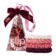 Slip Silk Pillowcase Pure Silk Skinny Scrunchie Ornament Candy Cane