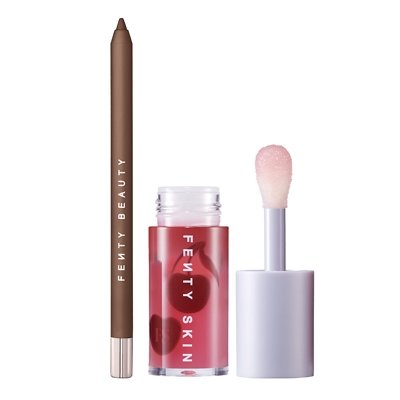 Fenty Treatz Lip Oil & Trace’ Out Lip Liner in Extra Thigh  Bundle 