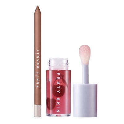 Fenty Treatz Lip Oil & Trace’ Out Lip Liner in Pnut Butta Bundle