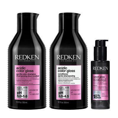 REDKEN Acidic Color Gloss Shampoo, Conditioner & Serum Trio