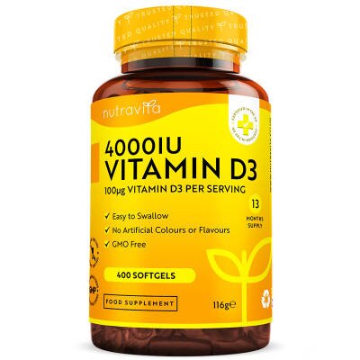 Nutravita Vitamin D3 4000iu 400 Softgel Capsules 13 Months Supply Feelunique Nutravita Vitamin D3 4000iu 400 Softgel Capsules 13 Months Supply Feelunique