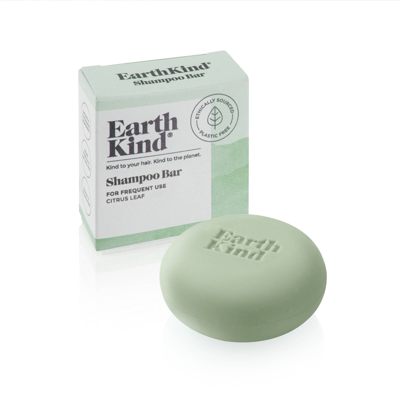 EarthKind Citrus Leaf Shampoo Bar for Frequent Use 50g