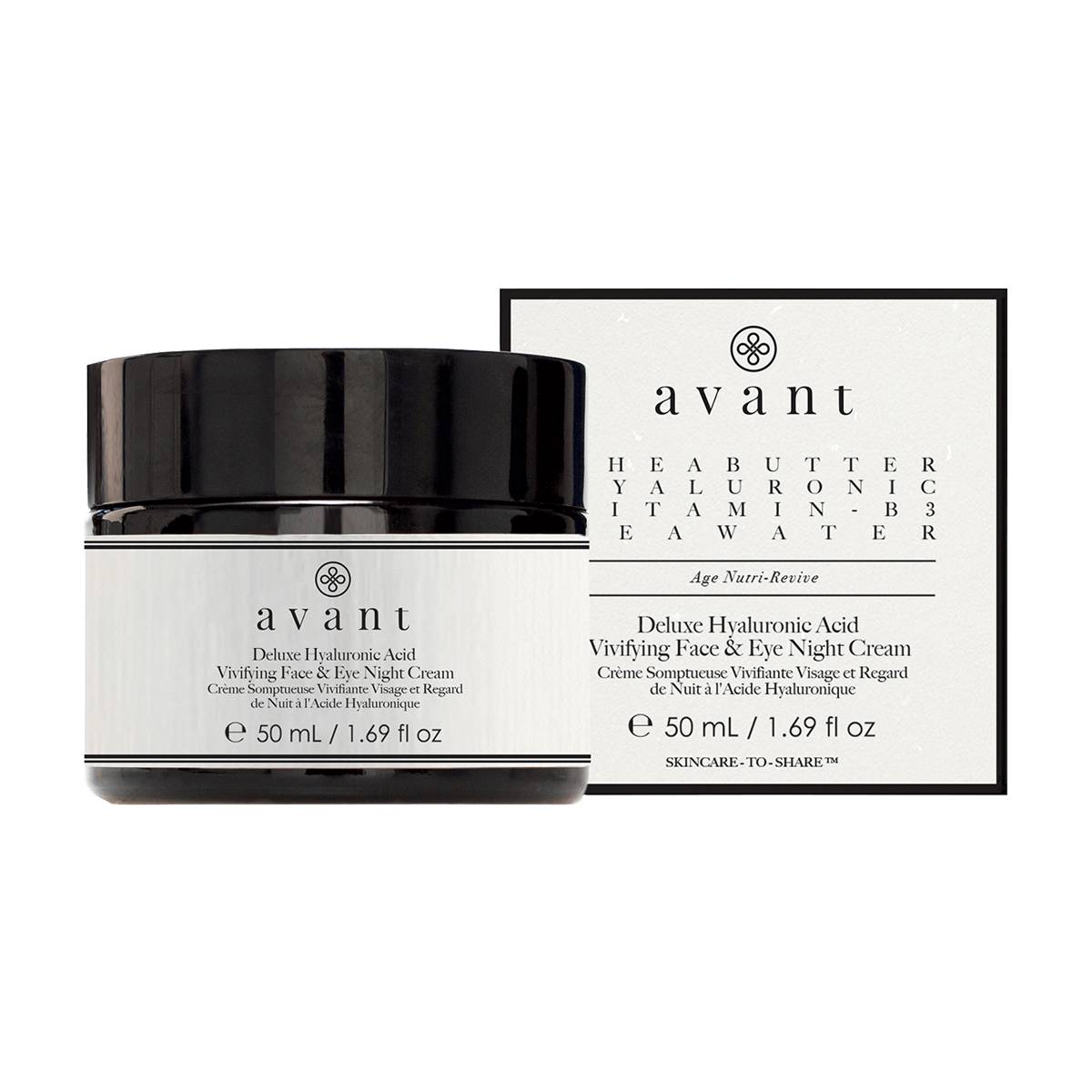 Avant Skincare Deluxe Vivifying Face & Eye Night Cream 50ml