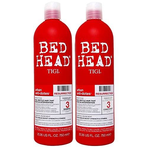 Tigi Duo Pack Bed Head Urban Antidotes Resurrection 750ml Shampoo + 750ml Conditioner