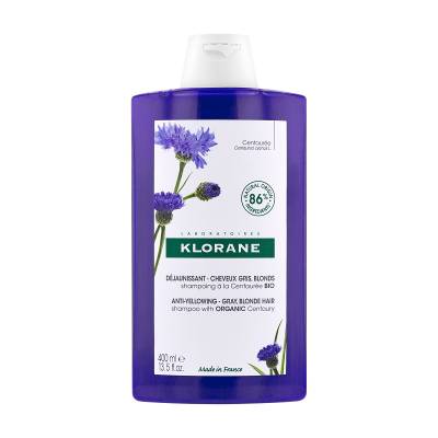 Klorane Centaury (Cornflower) Shampoo for Grey/White Hair 400ml | FEELUNIQUE