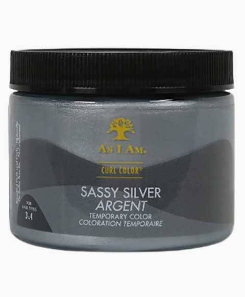 As I Am  Curl Color Sassy Silver Temporary Color 182 g