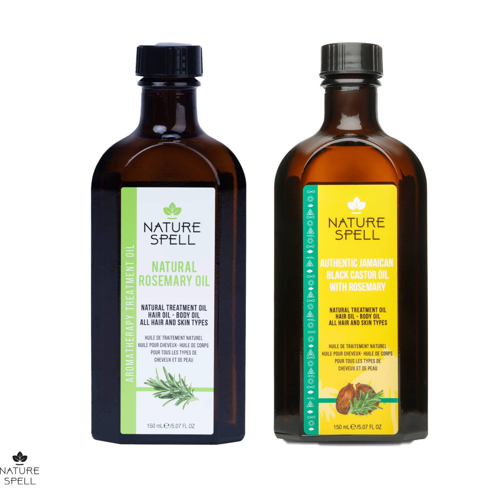 Nature Spell Rosemary Oil for Hair Fusion Set Duo