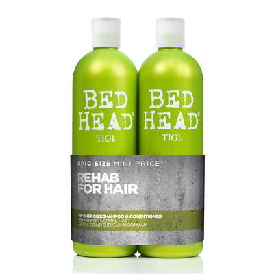 Head Tigi Urban Re-Energise Shampoo and Conditioner for Normal Hair 2x750ml | FEELUNIQUE
