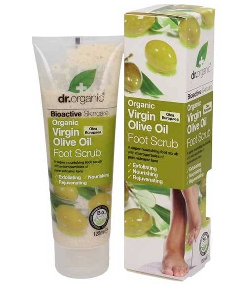Dr Organic Organic Virgin Olive Oil Foot Scrub 125 ml
