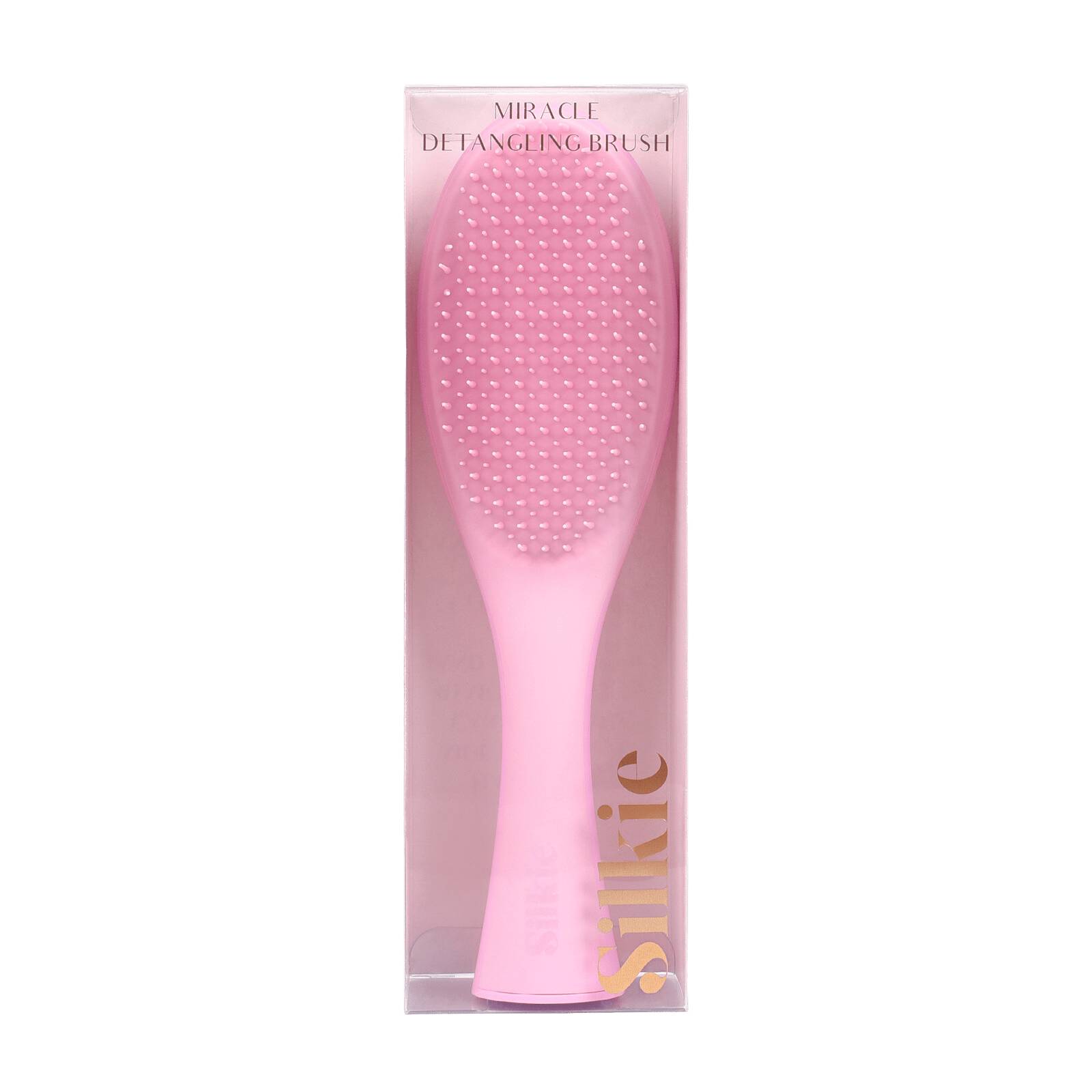 Silkie Detangling Multipurpose Hairbrush Brush for Dry & Wet Hair All Types (Bubblegum Pink)