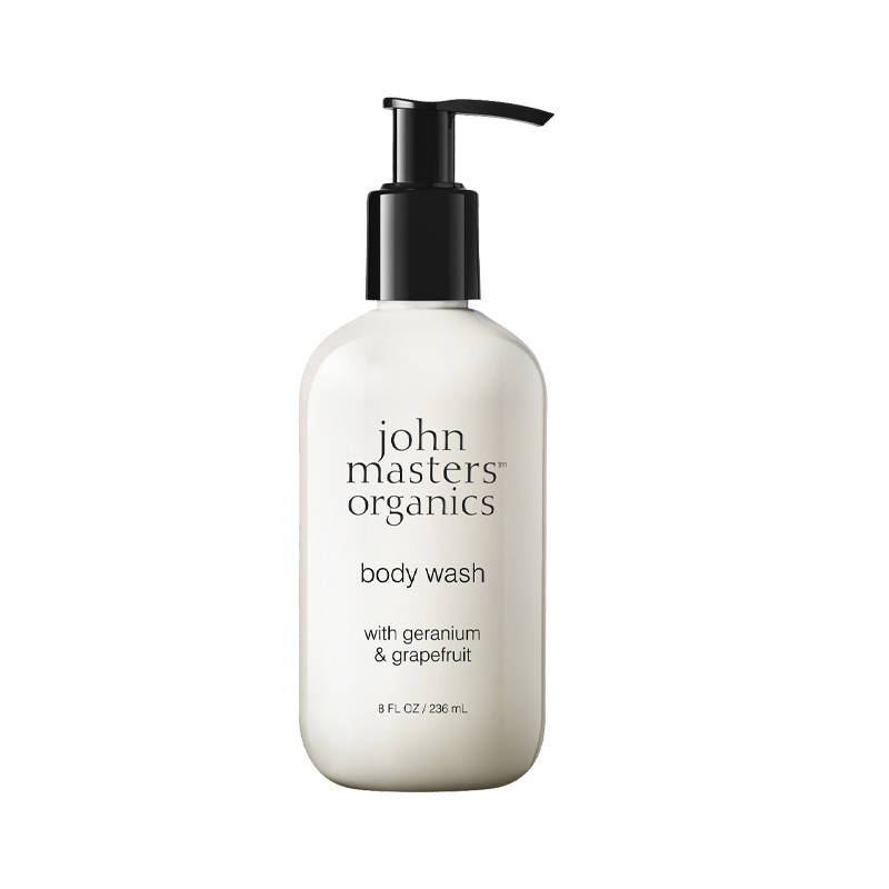 John Masters Organics Body Wash with Geranium & Grapefruit 236ml