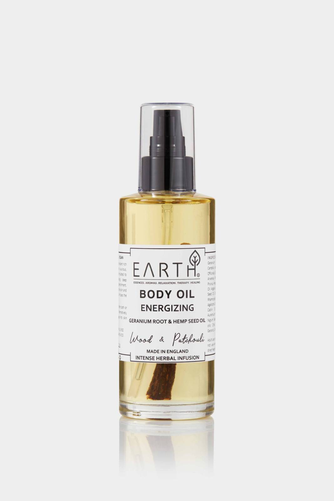 Earth from Earth - Energizing Body Oil Wood & Patchouli  150ML
