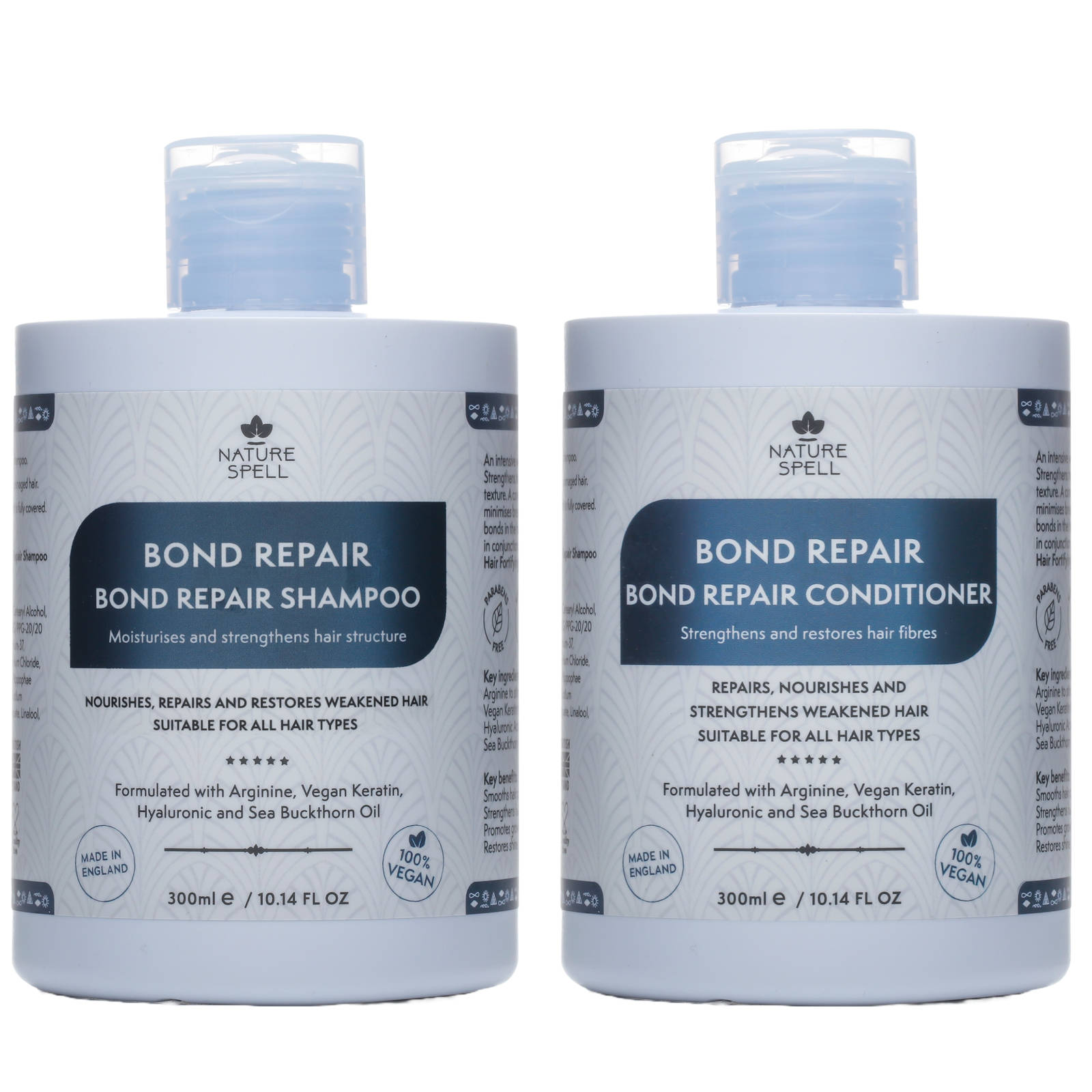 Nature Spell Bond Repair Shampoo & Conditioner Duo 300ml x 2