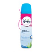Veet Sensitive Skin Spray On Hair Removal Cream 150Ml veet kopen in de aanbieding