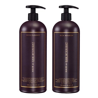 Hair by Sam McKnight Rich Cleanse & Nourish 1L Duo