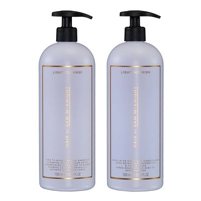 Hair By Sam McKnight Light Cleanse & Nourish 1L Duo