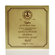 Taylor Of Old Bond Street Sandalwood Herbal Shaving Soap Refill 100G taylor of old bond street kopen in de aanbieding