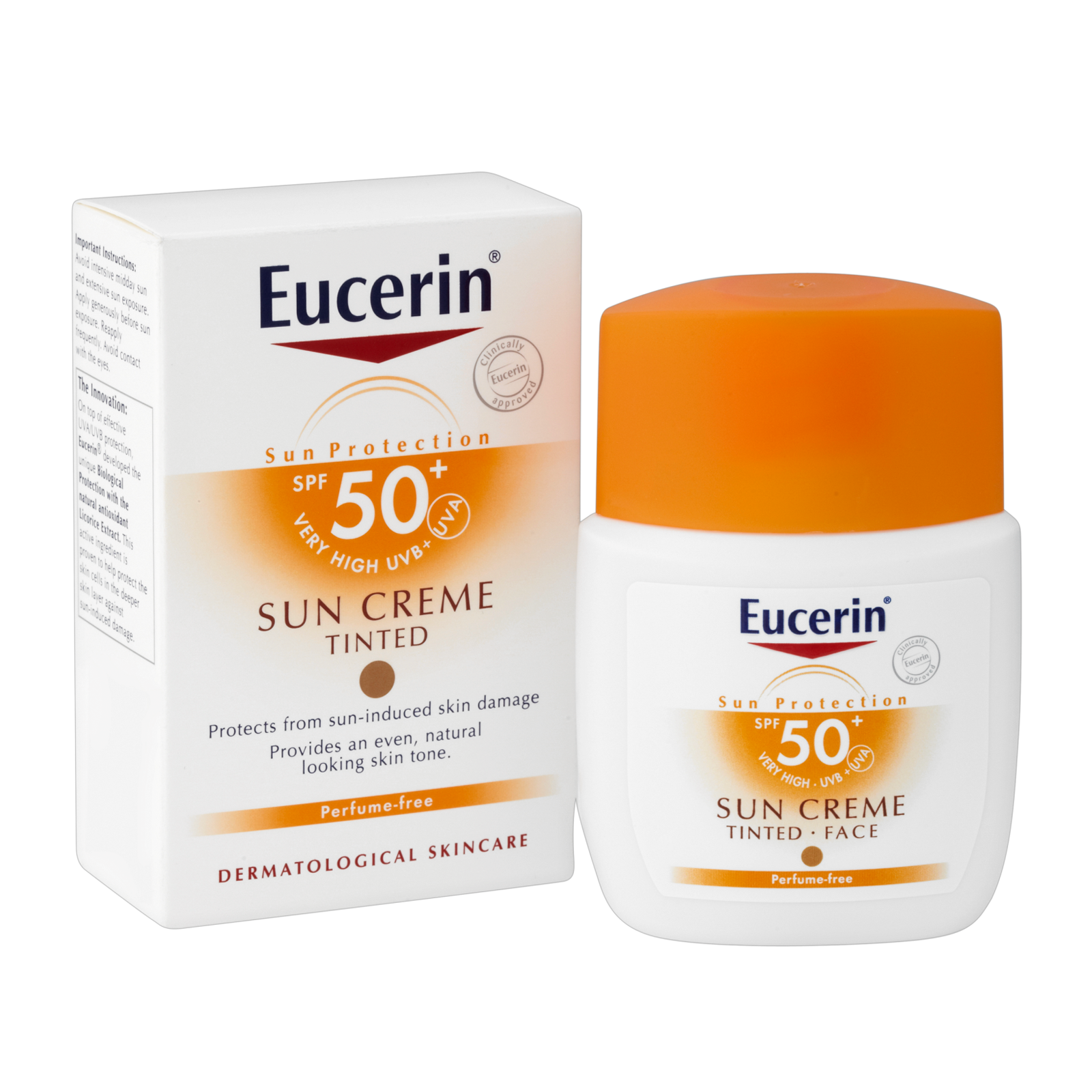 Eucerin Sun Face Creme Tinted SPF 50+ 50ml - Feelunique