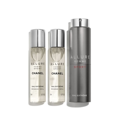 CHANEL Allure Homme Sport Eau Extr me Refillable Travel Spray 3 x 20ml