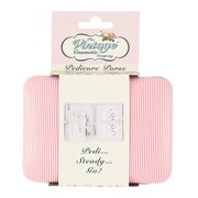 The Vintage Cosmetic Company Pedicure Purse Pink Stripe the vintage cosmetic company kopen in de aanbieding The Vintage Cosmetic Company Pedicure Purse Pink Stripe the vintage cosmetic company kopen in de aanbieding