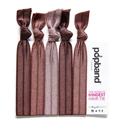 Popband London Cocoa Hair Ties Multi Pack Feelunique