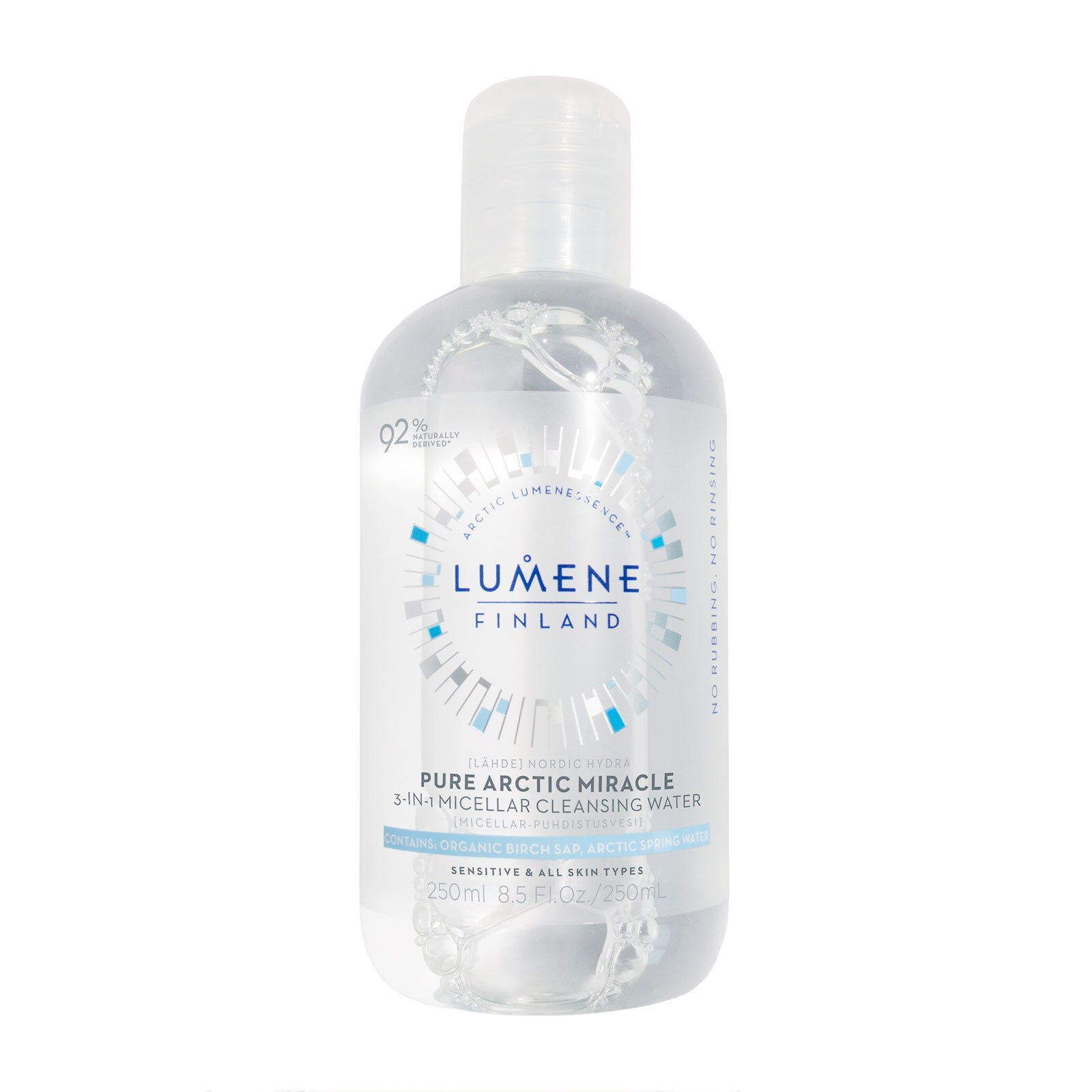 Buy Lumene Nordic Hydra Lahde Pure Arctic Miracle 3 In 1 Micellar Cleansing Water 250ml At Goxip