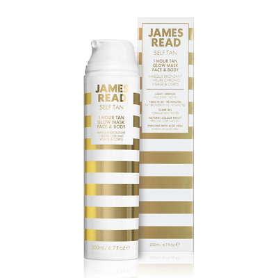 James Read Glow Express Tan Gel for the & Body to Medium 200ml